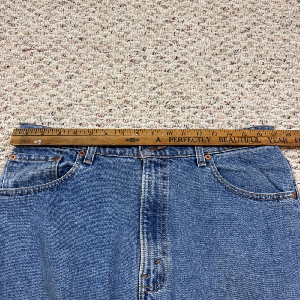 Levis 550 Relaxed Fit Tapered Leg Jeans Mens 36x31 Blue Vintage Made in USA - Picture 6 of 15